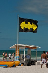 The Batman is On the Beach